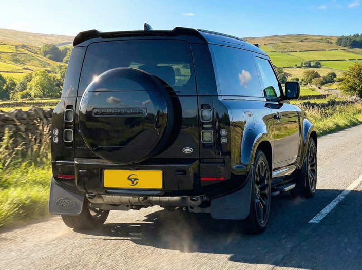 Land Rover Defender in the countryside
