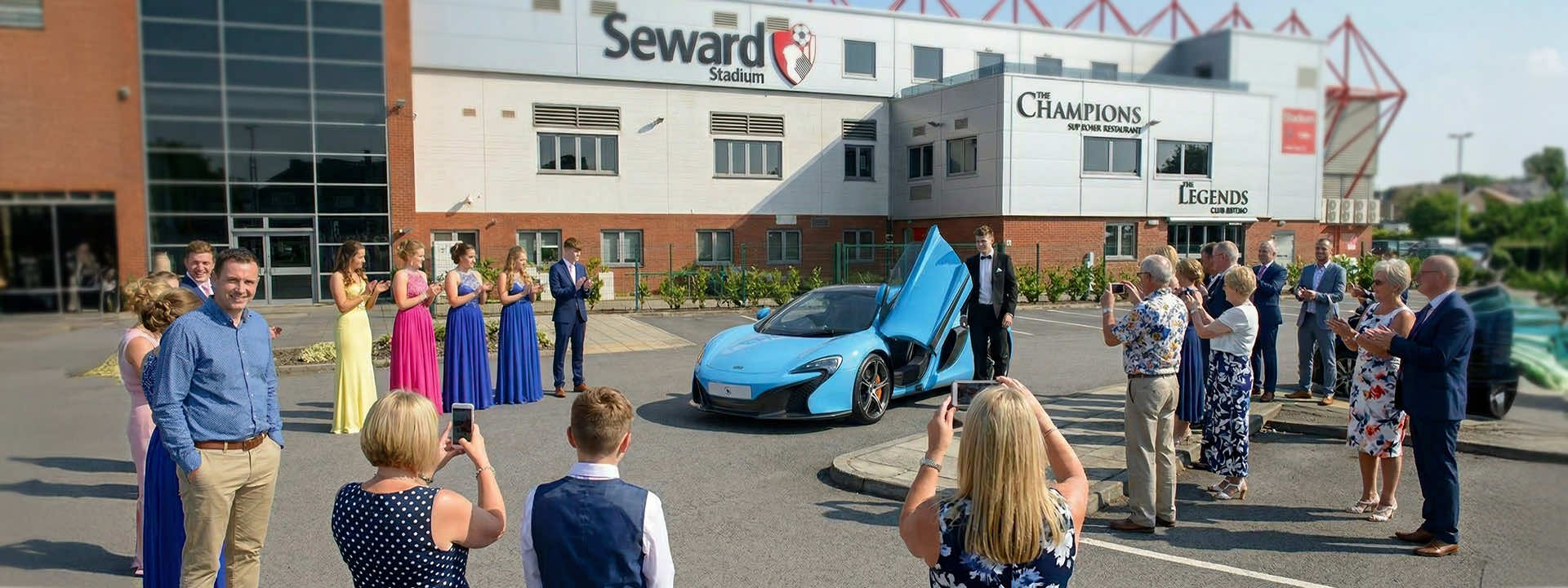 McLaren prom car hire Bournemouth